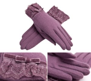 Women's Lilac Gloves
