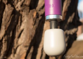 closeup of the head of a Doxy original. It is upside down