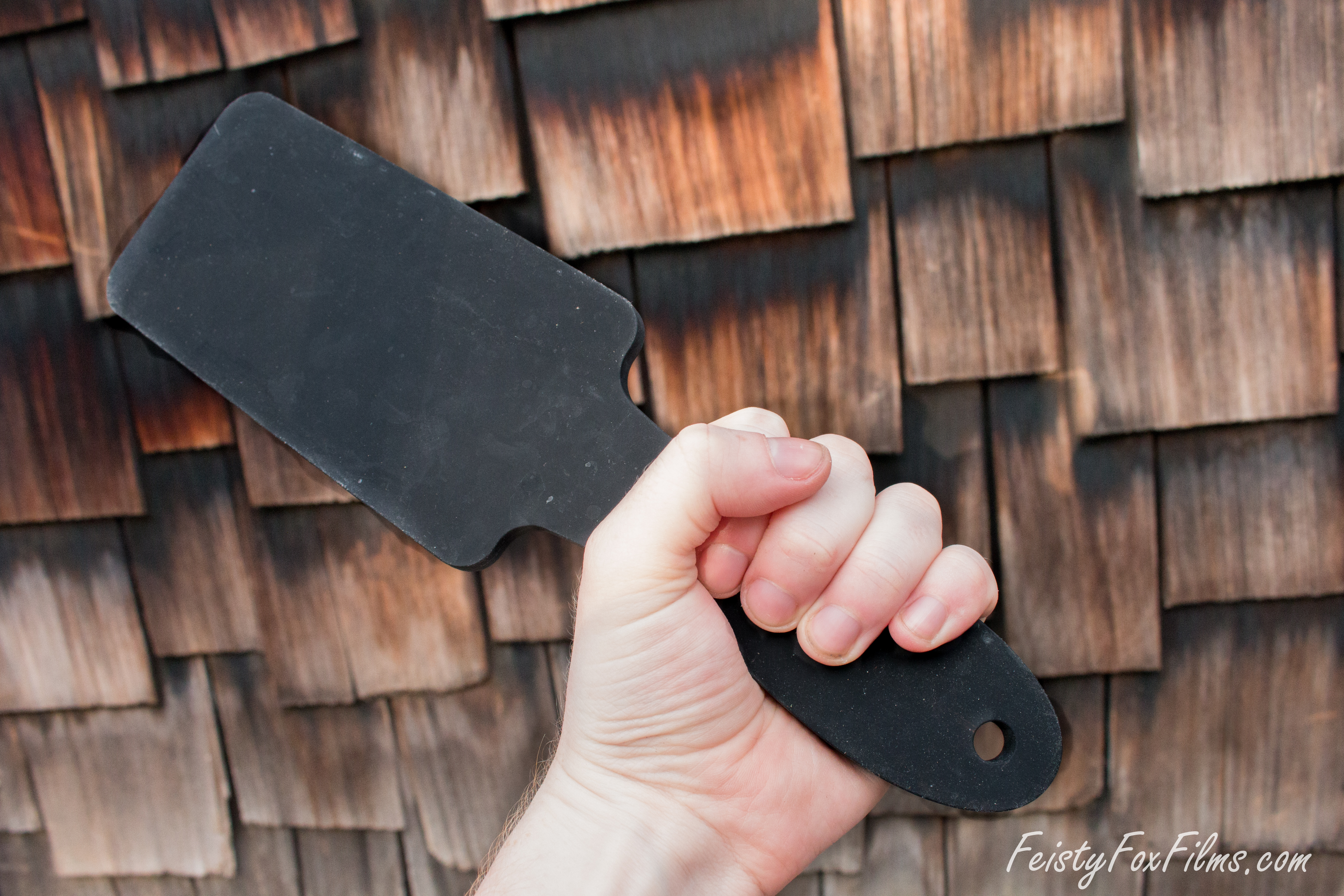 Holding the Thwack paddle